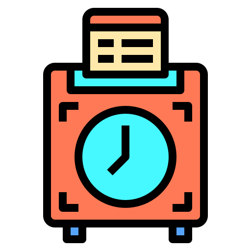 Time recorder Catkuro Lineal Color icon