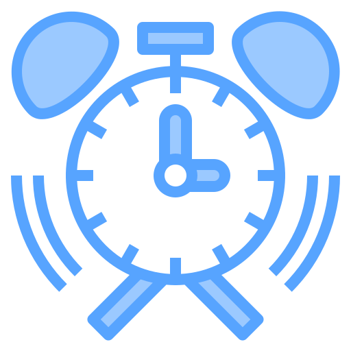 Alarm clock Catkuro Blue icon