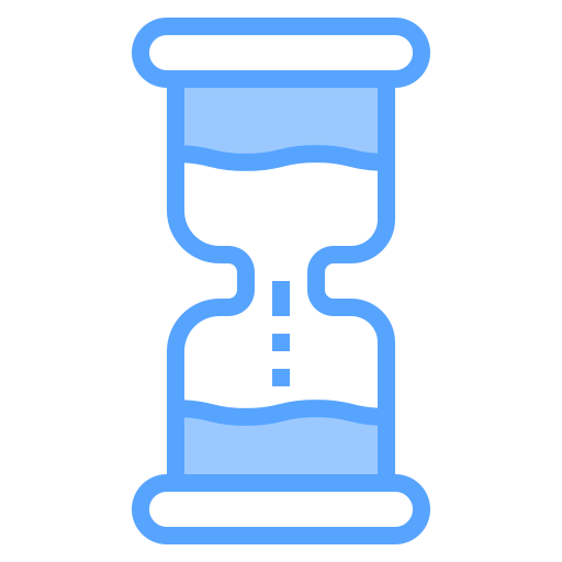 Hourglass Catkuro Blue icon