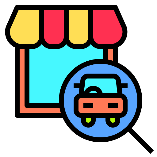 serwis samochodowy Catkuro Lineal Color ikona