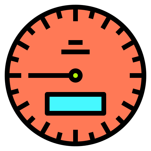 Speedometer Catkuro Lineal Color icon