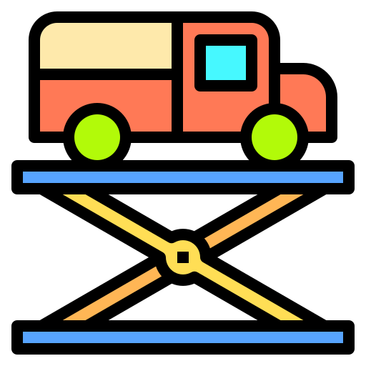 Car Catkuro Lineal Color icon