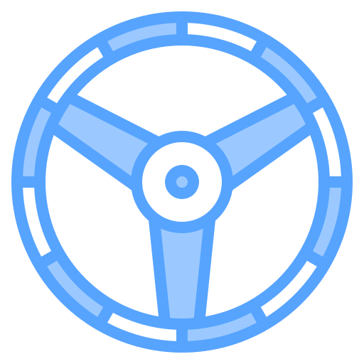 Steering wheel Catkuro Blue icon