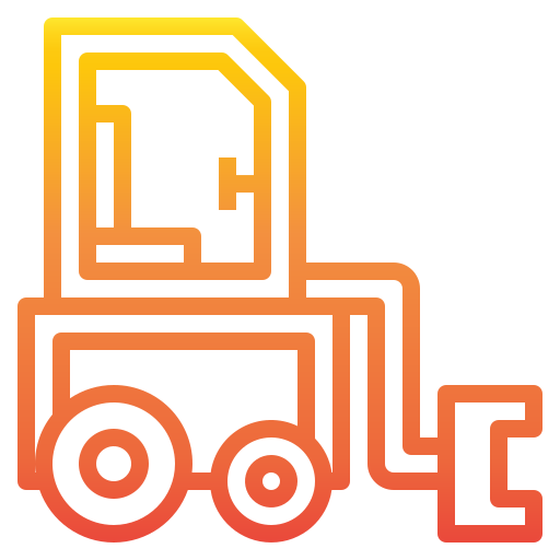 Tractor Catkuro Gradient icon