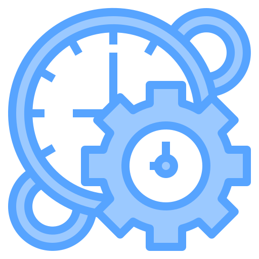 Time management Catkuro Blue icon
