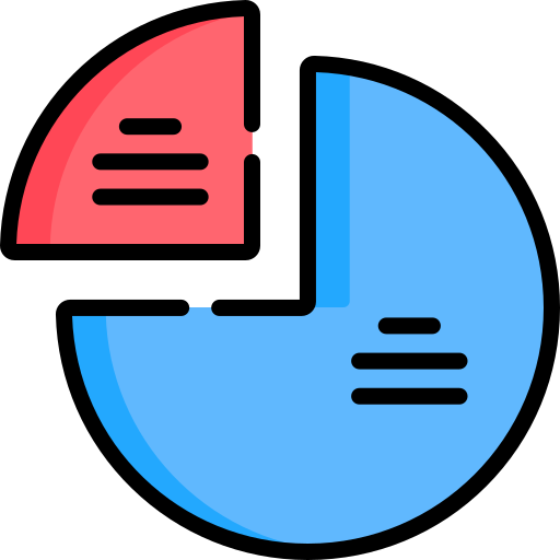 Pie chart Special Lineal color icon