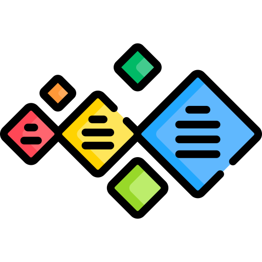 diagrama Special Lineal color icono