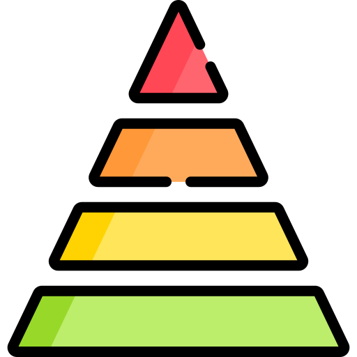 Пирамидальная диаграмма Special Lineal color иконка