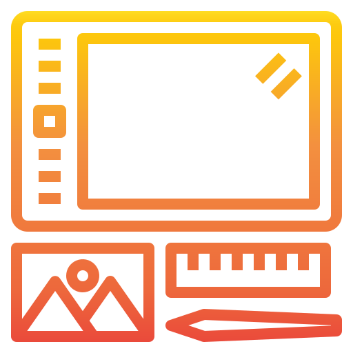 Graphic tablet Catkuro Gradient icon