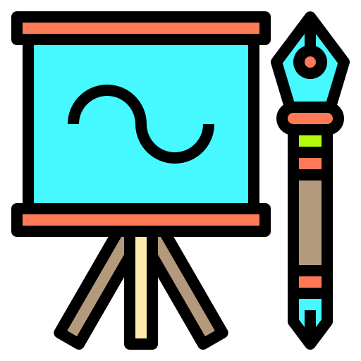 zeichnung Catkuro Lineal Color icon