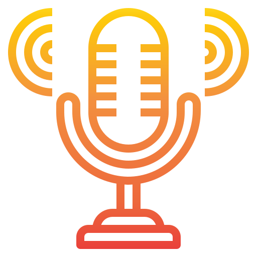 mikrofon Catkuro Gradient ikona