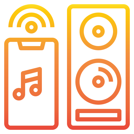 음악 시스템 Catkuro Gradient icon