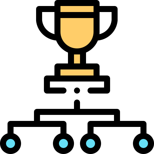 포커 Detailed Rounded Lineal color icon