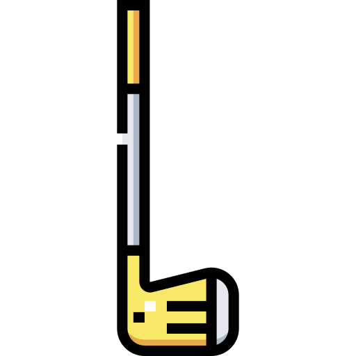 golfschläger Detailed Straight Lineal color icon