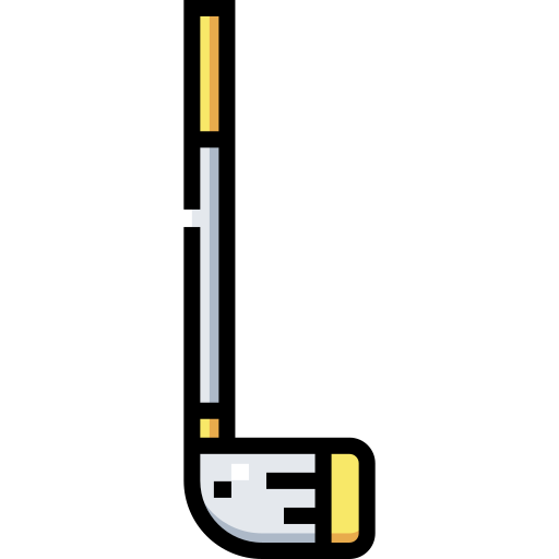 Golf stick Detailed Straight Lineal color icon