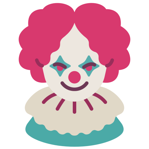 Clown Victoruler Flat icon