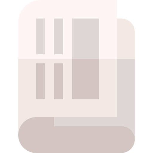 신문 Basic Straight Flat icon
