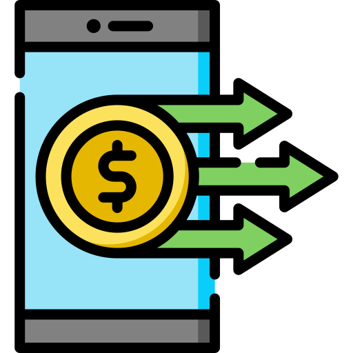 Мобильный банкинг Special Lineal color иконка