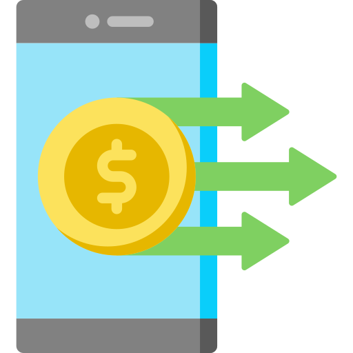 Mobile banking Special Flat icon