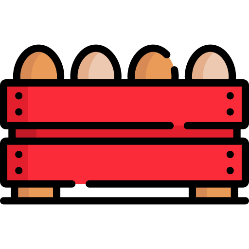 Egg carton Special Lineal color icon