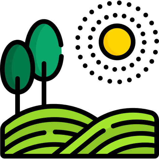 Land Special Lineal color icon