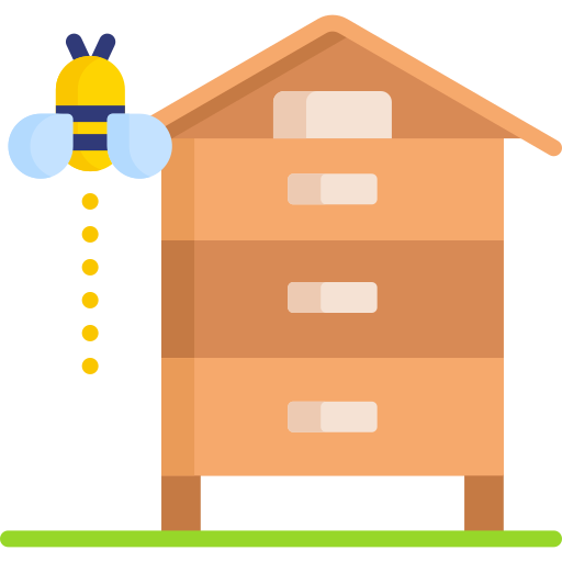Bee box Special Flat icon