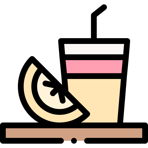 limonade Detailed Rounded Lineal color icon