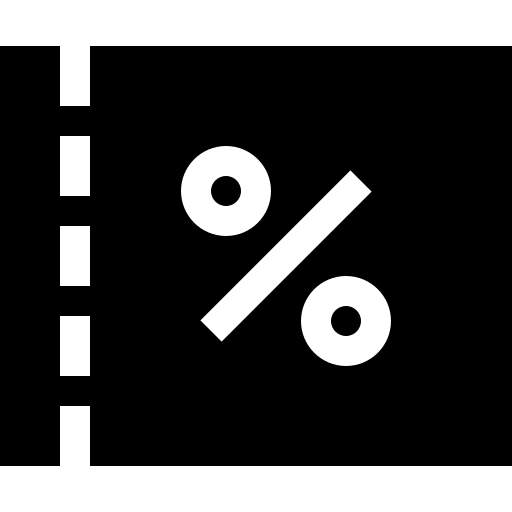 comprovante Basic Straight Filled Ícone