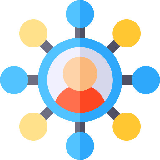 Connection Basic Rounded Flat icon