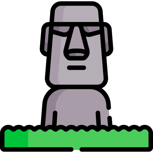 moai Special Lineal color icono