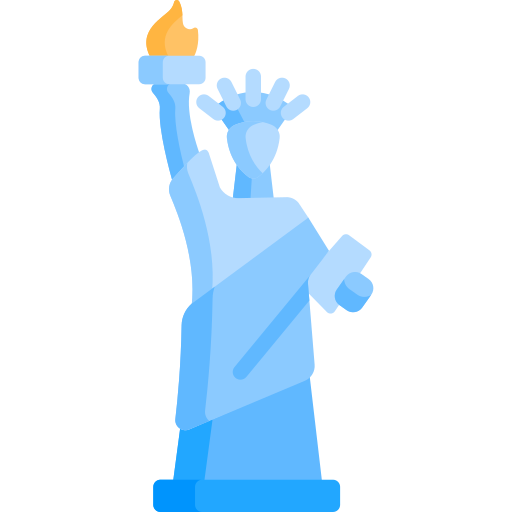 statua della libertà Special Flat icona