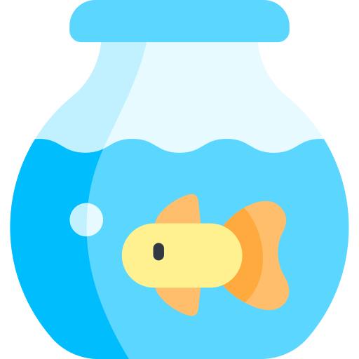 金魚鉢 Kawaii Flat icon
