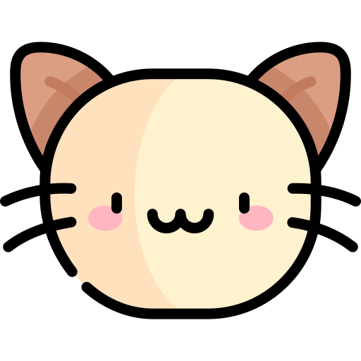 猫 Kawaii Lineal color icon
