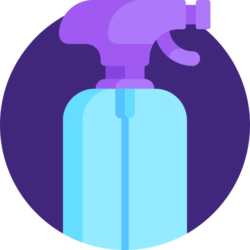 botella de spray Detailed Flat Circular Flat icono