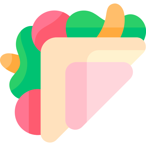 sandwich Kawaii Flat icono