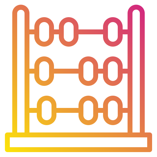 juguete abacus Payungkead Gradient icono