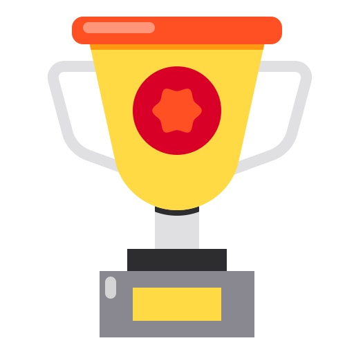 Trophy Payungkead Flat icon