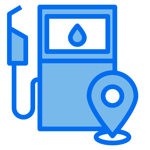 Gas station Payungkead Blue icon