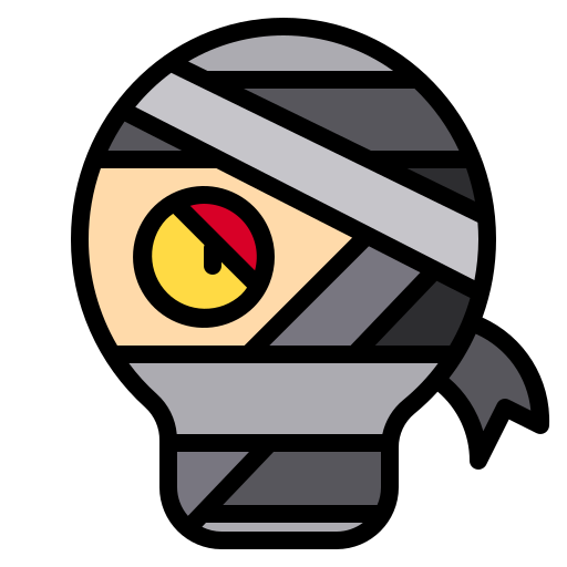 mumia Payungkead Lineal Color ikona