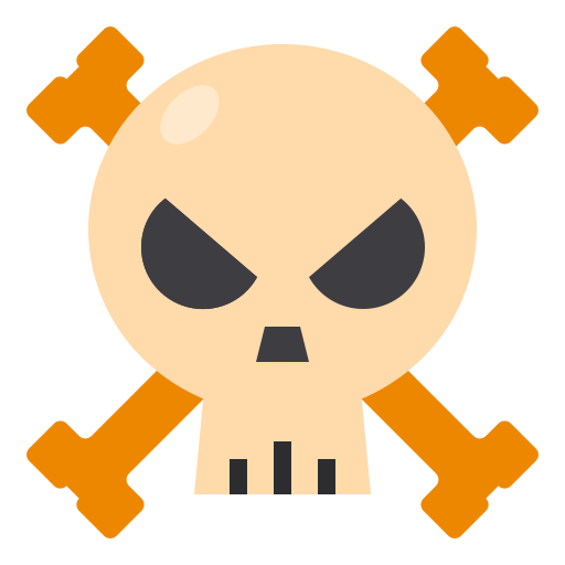 cráneo Payungkead Flat icono
