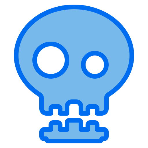 Skull Payungkead Blue icon