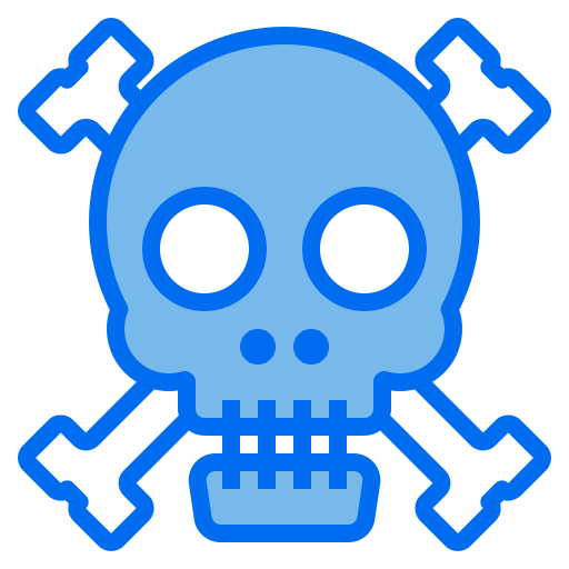 Skull Payungkead Blue icon