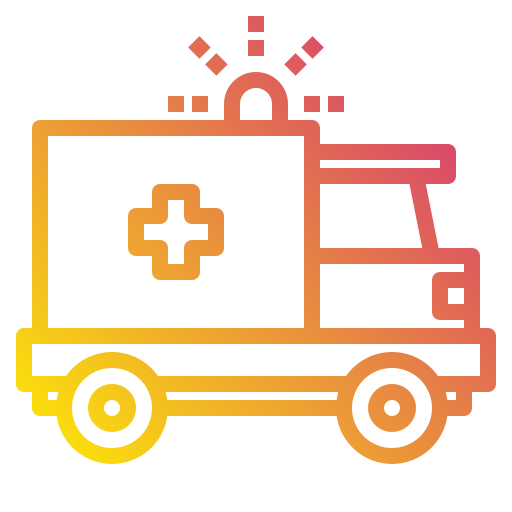 Ambulance Payungkead Gradient icon