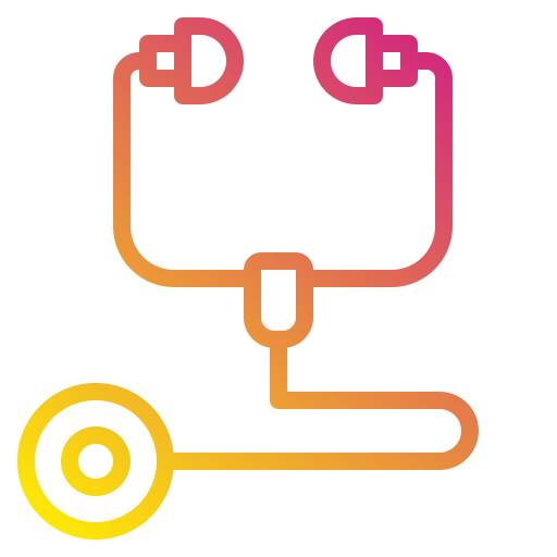 stéthoscope Payungkead Gradient Icône