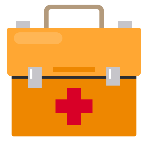 First aid kit Payungkead Flat icon