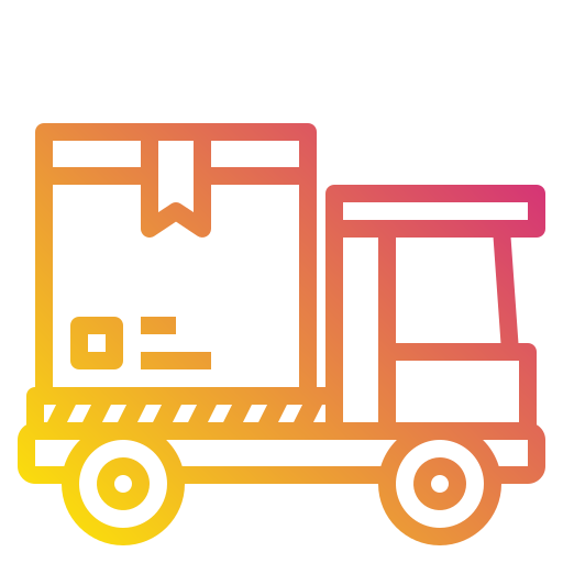 Delivery truck Payungkead Gradient icon