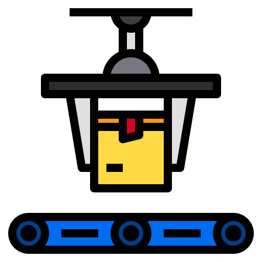 Conveyor Payungkead Lineal Color icon