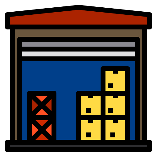 Warehouse Payungkead Lineal Color icon