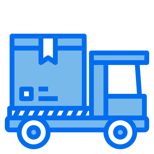 Delivery truck Payungkead Blue icon