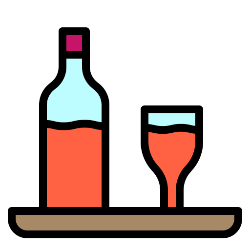 飲酒 Payungkead Lineal Color icon